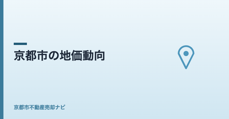 京都市の地価動向