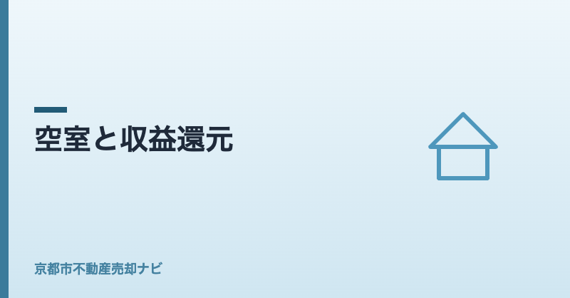 空室と収益還元